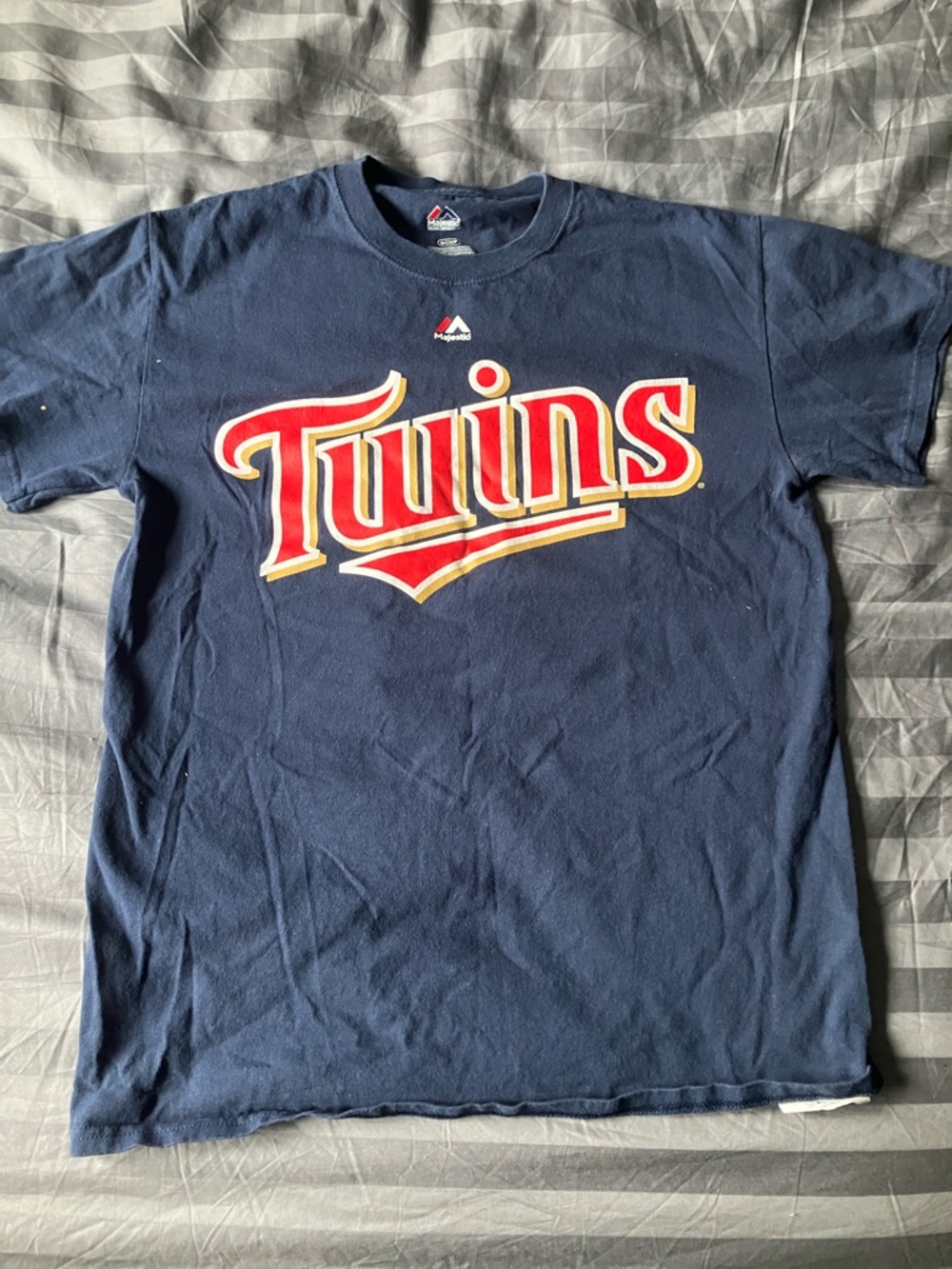 Majestic Navy Minnesota Twins JOSE BERRIOS Short Sleeve Tee
